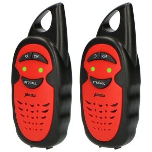 Walkie Talkie Alecto FR-05, 3 kilometri, 3 canale, rosunegru - Img 4