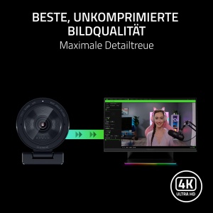 Webcam Razer Kiyo Pro Ultra - 4K, Autofocus AI, Negru - Img 8