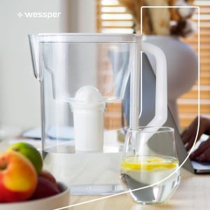 Wessper 3D Slim AquaClassic 27L Alb BPA Free Compatibil Brita Classic - Img 6