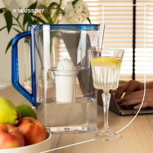 Wessper 3D Slim AquaClassic 27L Filtru Apa Compatibil Brita Classic Albastru - Img 6