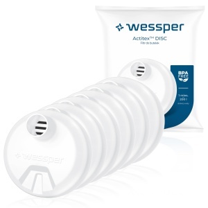 Wessper Actitex Disc Filtru Apa Activ Carbon BPA-Free Compatibil Sticle 05L-12L