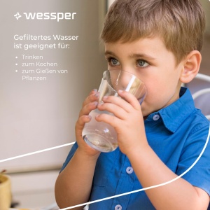 Wessper D3 Slim Aquamax Cana Filtrare Apa 27L Negru Set cu 6 Cartuse - Img 7