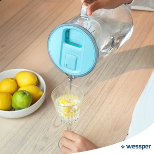 Wessper FutureFlow D2 Cana Filtrare Apa 3L Borosilicata BPA Free cu LED Indicator - Img 5