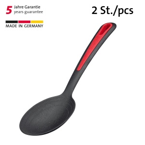 Westmark 2 Salata si lingura de servire adancitura lingura mare scara interna 20 40 60 ml plastic galant negrurosu 296422E3 - Img 2