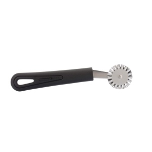 Westmark 28322270 Roata de aluat Delicata, PP/otel inoxidabil, negru/argintiu, 17,6 x 3,6 x 2 cm - Img 3