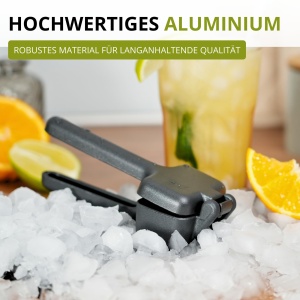 Westmark Eiscrusher Cuby Black Edition Manual Crushed Ice Maker Anthracite - Img 6