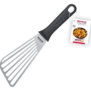 Westmark Professional TurnerGrill Spatule drepte flexibile cu fante Dimensiunea lamei 85 x 165 cm Lungime 295 cm Otel inoxidabilPlastic Master Line Ne - Img 5