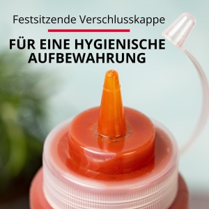 Westmark Quetschflasche Set 700 ml BPA-Free Dozare Precisa si Igienica - Img 4