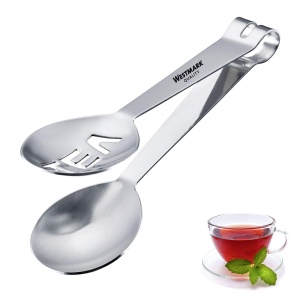 Westmark Tea Bag Cleste/Presa/Mini-Storcator, Teatime, Lungime 12 cm, Otel inoxidabil, 15842270, Argintiu - Img 2