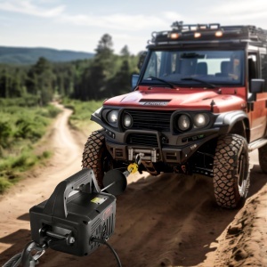 Winch Electric VEVOR 500kg, 1500W, 3 Moduri de Control - Img 8