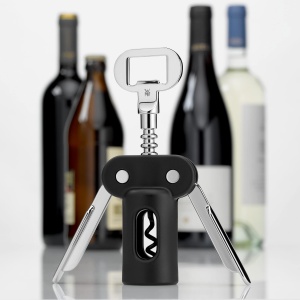 WMF Clever&More Corkscrew Wine 20 cm, Deschizator de sticle de vin, Deschizator de sticle pentru vin si Prosecco, Deschizator de vin cu deschizator de ulei - Img 6