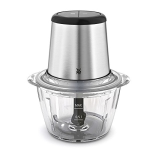 WMF Kult X Edition Tocator electric cu recipient de sticla, tocator de viteza de 320 W, 2 setari de viteza, ulcior mare de blender, cromargan mat - Img 7