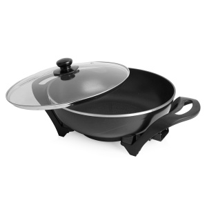 Wok electric Tristar PZ-9130, 4.5L, 1500W, diametru 33 cm - Img 6