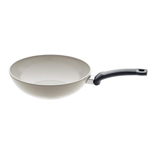 Wok Fissler Ceratal 30 cm 52 L Antiaderent Inductie Gri - Img 3
