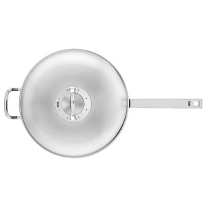 Wok Fissler Original-Profi Collection 32 cm 64 L Inox Inductie Capac inclus - Img 2