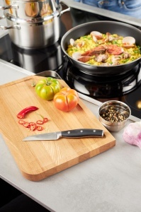 Wok Rosle Elegance 28 cm Inox Acoperire Ceramica ProCera Inductie - Img 3
