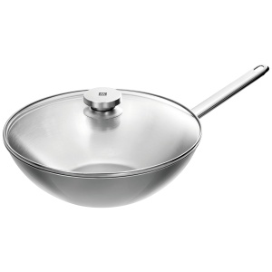 Wok Zwilling Plus 30cm cu Capac Compatibil Inductie