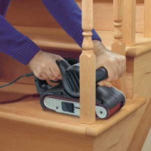 WORX WX6611 Slefuitor cu banda 950W - cu adaptor pentru aspirator - design ergonomic - Img 6