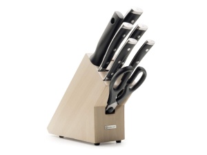 WUSTHOF Classic Ikon Bloc de cutite cu 7 piese, maro