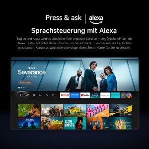 Xiaomi F, 43 inchi (109 cm), 4K UHD, Smart TV, Fire TV, Tuner triplu DVB-C/S/S2/T/T2,HDR10, MEMC,Control vocal cu Alexa, 2GB+32GB, Compatibil cu Apple AirPlay - Img 10