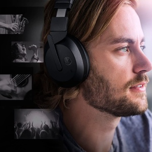 Yamaha YH-E700B Casti Bluetooth Over-Ear fara fir cu 32 de ore de viata a bateriei si anulare activa a zgomotului - in negru - Img 5