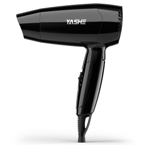YASHE Mini Uscator de Par Pliabil 1200W Compact cu 2 Trepte de Viteza Ideal pentru Calatorii