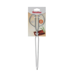 Zanga pentru carne Metaltex 204130 din otel inoxidabil, 30 cm, spulberare usoara - Img 2