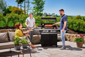 Zanga pentru Gratar ROSLE Premium din Inox 1810, Ergonomica, 44.2 cm - Img 5