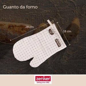 Zenker 7320 Manusa de bucatarie din bumbac bej design rustic - Img 2