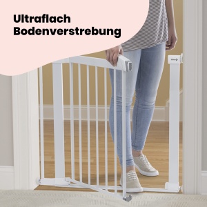 Zid de siguranta Safety 1st Flat Step, extensibil 73-101 cm, alb, fara montaj cu gauri - Img 2