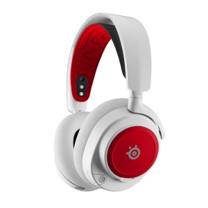 Accesorii Casti Gaming SteelSeries Arctis Nova Booster Pack, Cherry Red, Personalizabil - Img 2