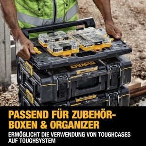 Adapter Dewalt pentru cutii de unelte TSTAK si ToughSystem, cu suport pentru unelte - Img 5