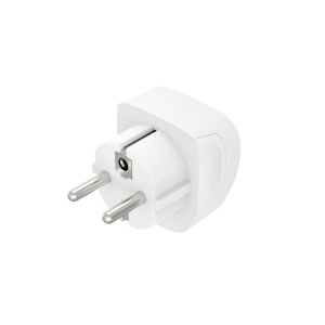 Adaptor de calatorie Hama tip E si F, mufa de calatorie tip G pentru Europa (universal pentru dispozitive din Marea Britanie, Anglia, Commonwealth, poate fi utilizat in majoritatea tarilor europene si multe altele, cu 3 pini) alb - Img 2