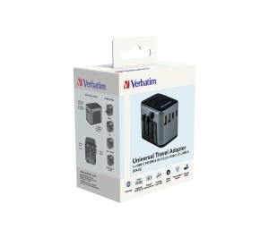 Adaptor de calatorie Verbatim UTA-03, 6-in-1, 30W, 5 porturi, negru - Img 7