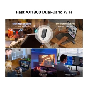 Adaptor WiFi Mercusys MA70XM AX1800, Dual Band 1201Mbps 5GHz, USB 3.0 - Img 4