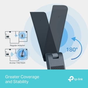 Adaptor WiFi TP-Link Archer TXE70UH, Dualband, 5400 Mbps, USB 3.0 - Img 6