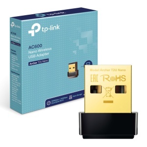 Adaptor WLAN USB TP-Link Archer T2U Nano, 600 Mbps, Dual Band, Compact