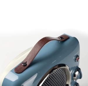 Aeroterma Ariete 808 Vintage 2000W Termostat reglabil Functie caldrece Albastru deschis - Img 2
