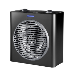 Aeroterma BLACKDECKER BXSH2003E 2000W Termostat Reglabil Protectie Anti-Rasturnare Negru Mat