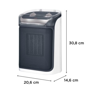 Aeroterma Rowenta SO9281 Mini Excel Aqua 2000W Compacta si Silentioasa GriAlb - Img 3