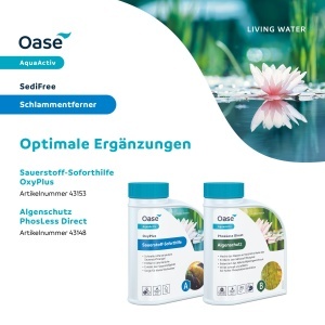 Agent de curatare pentru iaz Oase AquaActiv SediFree 700g - Reducerea namolului cu bacterii - Img 6