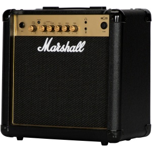 Amplificator E-Gitara Marshall MG15G, 15W, 2 canale, Negru si Auriu - Img 4
