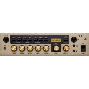 Amplificator electric pentru chitara Marshall CODE 25, 25W, negru - Img 5