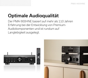 Amplificator stereo Denon PMA-900HNE, 2x85W, Phono integrat, Argintiu - Img 4