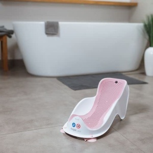Angelcare Badesitz Light Pink Suport Ergonomic pentru Baie Bebe Material Soft-Touch - Img 9
