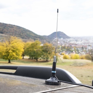 Antena CB PNI ML29, 29 cm, putere maxima 500W, cablu RG58 4 m - Img 3