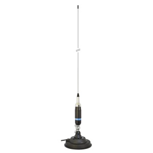 Antena CB PNI S9, 120 cm, 600 W, din otel inoxidabil