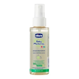 Apa de parfum pentru copii Chicco Baby Moments, 100 ml, cu extracte naturale