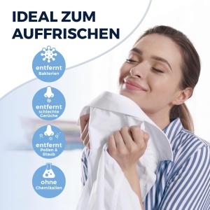 Aparat de calcat automat CLEANmaxx PRO STEAM, 1800 W, functie de abur, uscare si display tactil - Img 6