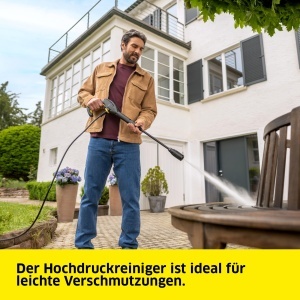 Aparat de curatat cu inalta presiune Karcher K 2 Horizontal VPS Home presiune max 110 bari debit 360 lh capacitate suprafata 20 m2h 35 kg furtun si pi - Img 2
